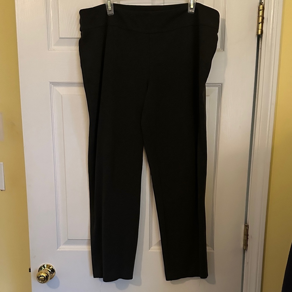 New Directions Dark Gray Plus Size 2X Pants